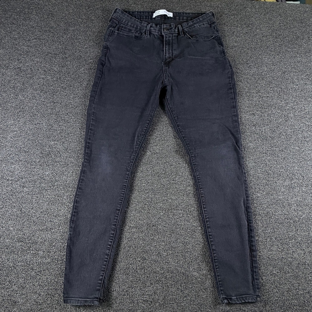 Signature by Levi Strauss Jeans Womens 16M (32x28) Mid Rise Skinny Black EUC